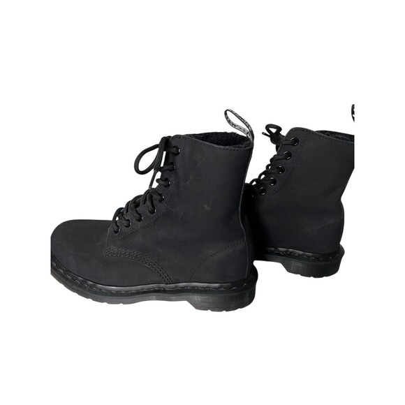 DR MARTENS 1460 MONO SMOOTH BLACK LEATHER LACE UP BOOTS Size 6 Women 37 - Picture 6 of 7